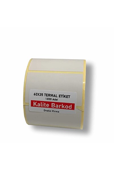 Kalite Barkod ملصق حراري 60x35| لفة تسمية الباركود