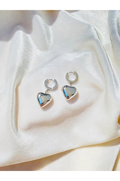 Bel tempo Fashion Heart Figured Steel Earrings