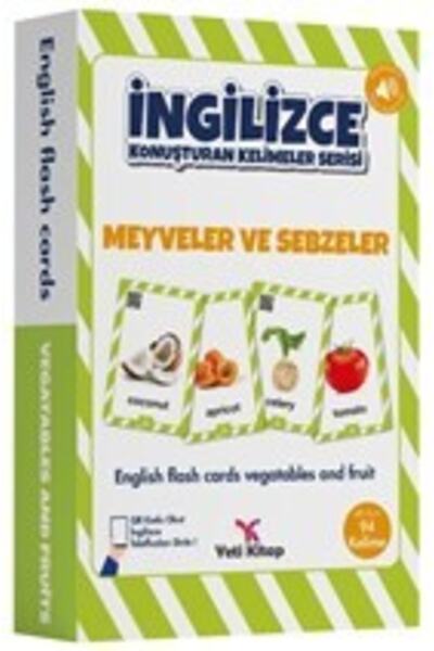 yeti kitap Meyveler Ve Sebzeler - Ingilizce Konuşturan Kelimeler Serisi