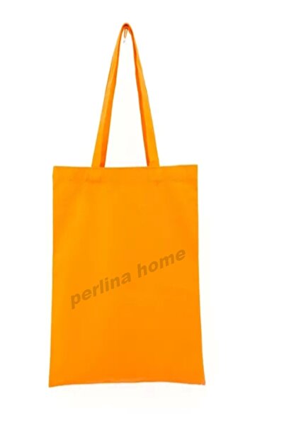 perlina home Shopping Bag Linen Fabric ( Width:35 Cm Length:38 Cm)