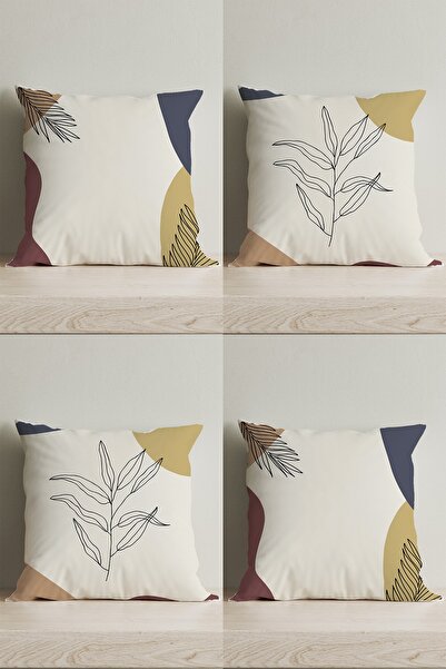 LadiesHome Husă de pernă decorativă, imprimată digitală, cu două fețe, cu des...