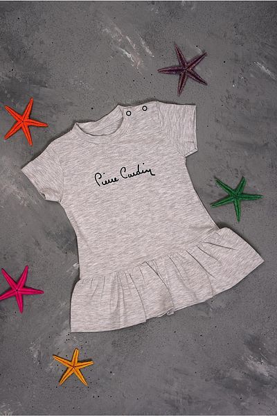 Pierre Cardin Short Sleeve Snap Baby Girl Dress302546