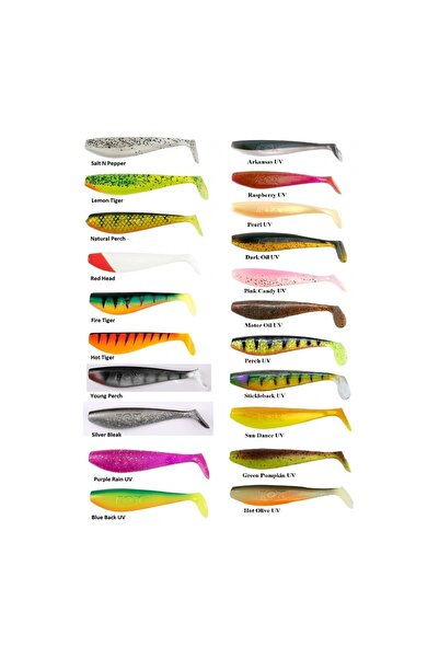 Rage Zander Pro Bulk Shad 10 Cm Silikon Yem Young Perch