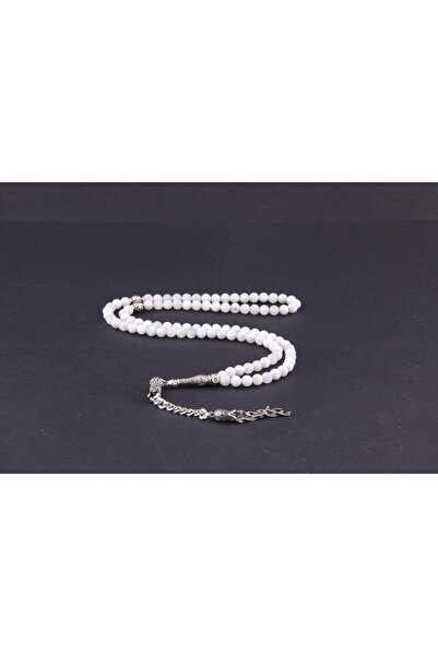 OSMANLI DEĞERLİ TAŞ Sertifikalı Ay Taşı 99'luk Doğaltaş Tesbih 6 Mm, T218