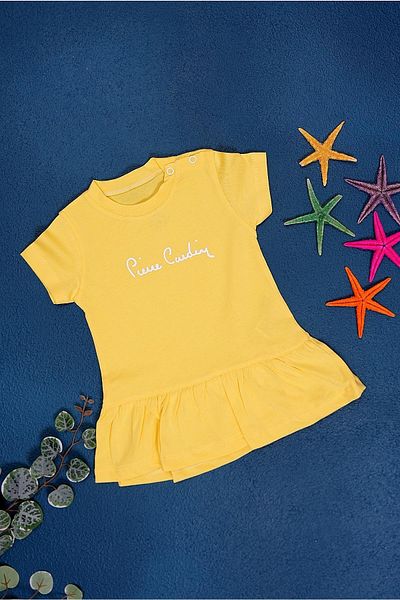 Pierre Cardin Short Sleeve Snap Baby Girl Dress302546