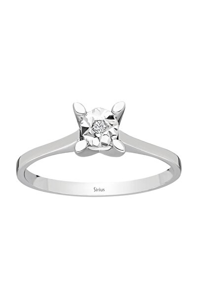 Sirius Pırlanta 0,40 Karat Görünümlü Pırlanta Tektaş Yüzük