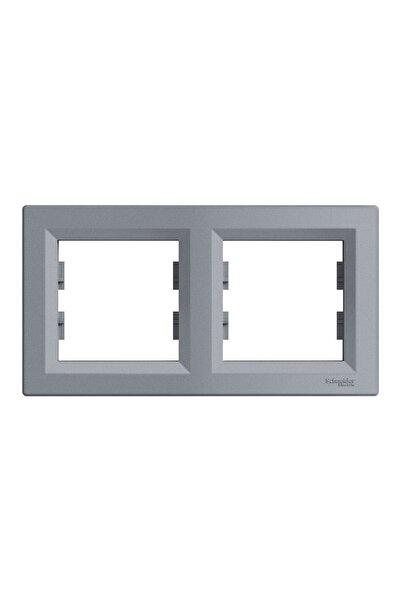 SCHNEIDER Asfora 2'li Yatay Çerçeve Çelik Eph5800262