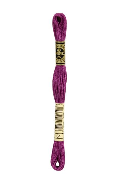 Dmc 2 Pieces Muline Thread Color: 34