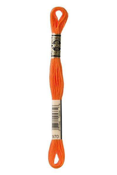 Dmc 970 Colored Muline Thread - 2 Pieces
