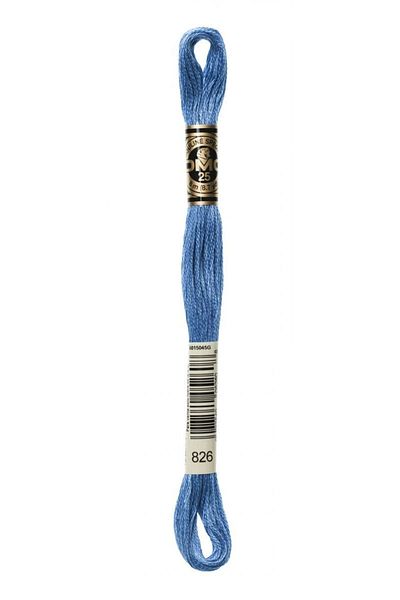 Dmc 2 Pieces of Muline Yarn Color: 826