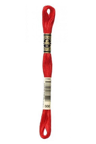 Dmc 2 Pieces Muline Thread Color: 666