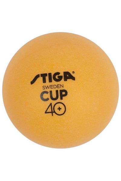 STIGA Cup 6 Piece Table Tennis Ping Pong Ball Orange 1110-2503-06