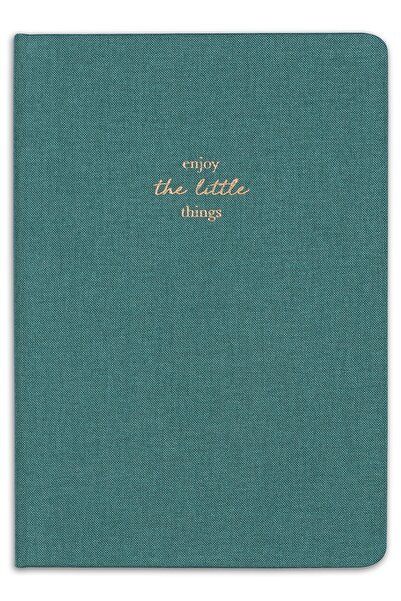 Matt Notebook 14x20 Sert Kapak Defter Düz,çizgisiz Koyu Yeşil