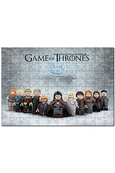 Cakapuzzle Game Of Thrones House Stark Özel Minifigürler 120 Parça Puzzle Yap...