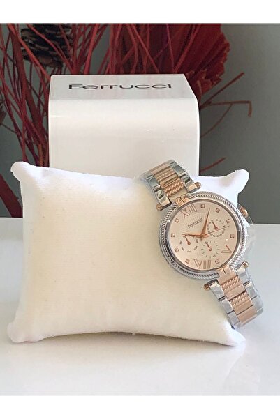 Ferrucci Kadın Kol Saati Gümüş Bronz