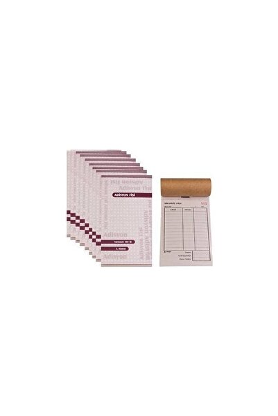 NEON PLUS Adisyon Fişi 3. Hamur Numaralı 1-100 Tek Nüsha (15 Adet)