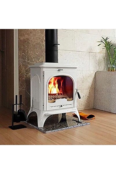 Invıcta Seville Krem Ithal Fransa Döküm Odun Sobası 5 Yıl Garanti 6192-46