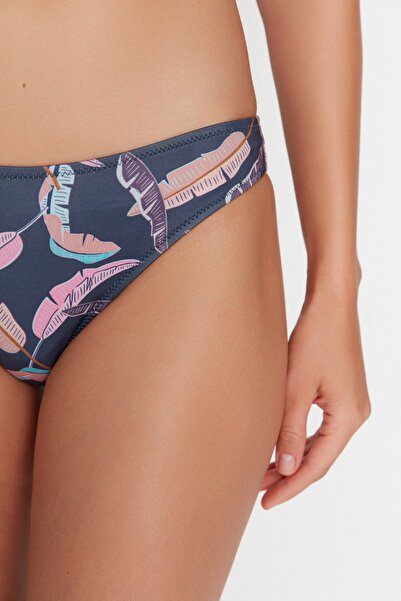 Trendyol Collection Πάτος μπικίνι με μοτίβο φύλλων TBESS21BA0042