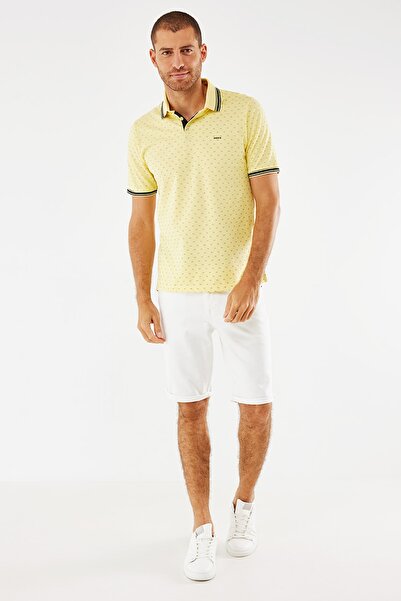 MEXX Polo T-shirt - Yellow - Regular fit