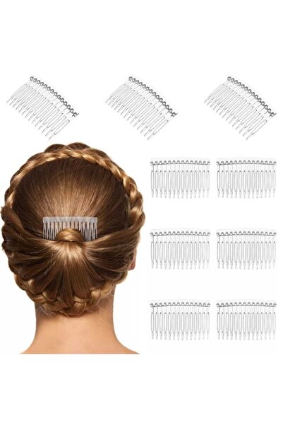 MutluBiDünya Vintage 3 Adet Şeffaf Tarak Toka