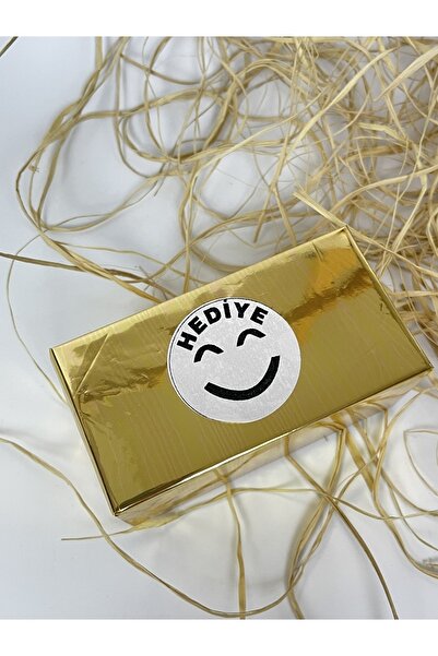 ButikSosyetik Hediye Gülen Yüz 50 Mm Yuvarlak Yapışkanlı Sticker 100 Adet