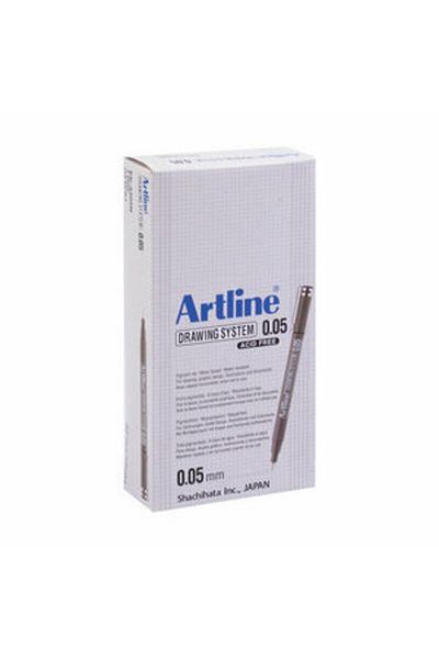 artline Black Drawing Pen - Brush Brush Tip (Qty)