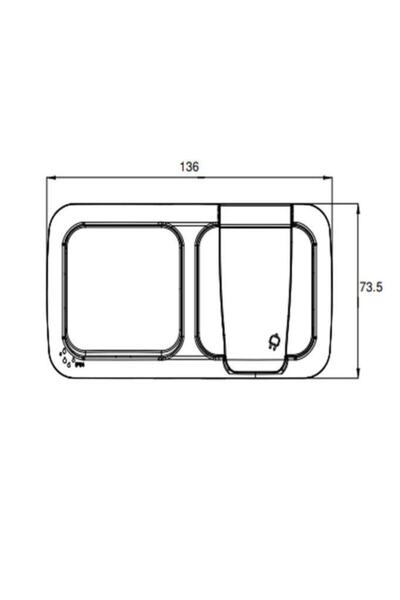 VİKO Palmiye Sıva Üstü Anahtar + Topraklı Priz Kombine Set ( Su Sıçramalarına Dayanıklı)