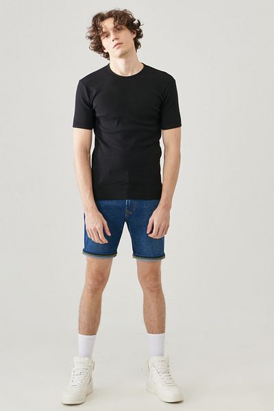 Lee Basic-T-Shirt aus 100 % Baumwolle mit normaler Passform und Rundhalsausschnitt