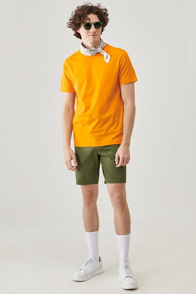 Lee Kurzärmliges T-Shirt mit Rundhalsausschnitt aus 100 % Baumwolle mit normaler Passform und bequemer Passform