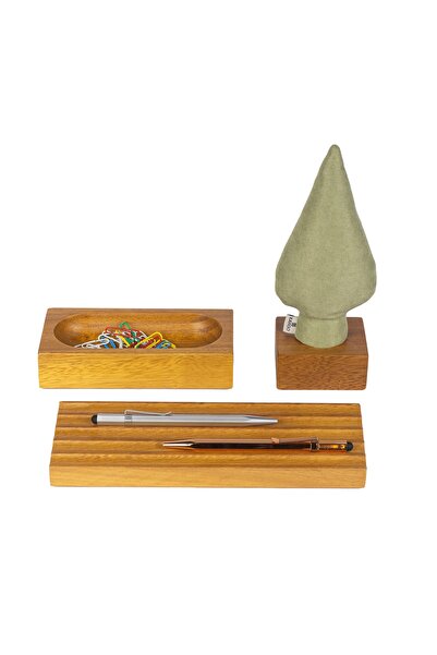 KAYIGO مجموعة ثلاثية من السرو الأخضر - شجرة إيروكو