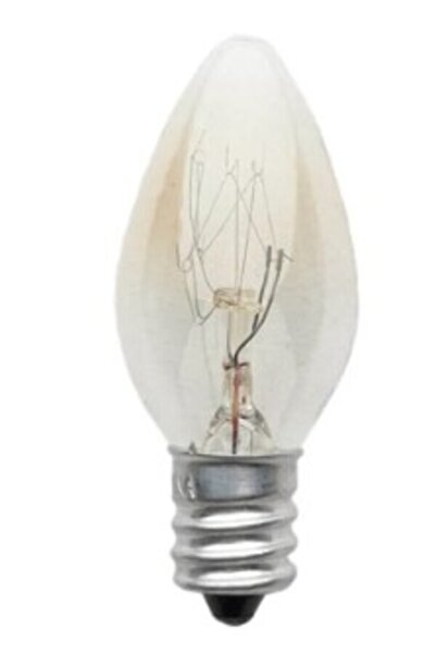 CLBLAMP E14 Avize Ampulü, Mum Ampul, Şefaf Ampul 1 Adet