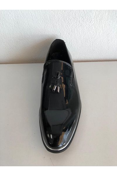 Eray Pantofi din piele neagră pentru bărbați