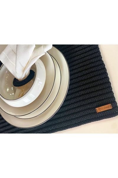 ÇIRPAN EV Negru 12 Bucuri Dreptunghiular American Service 40cm