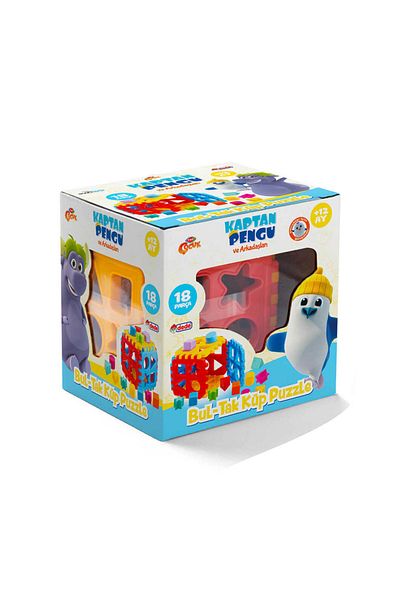 Dede Oyuncak Find Captain Pengu - Plug Puzzle