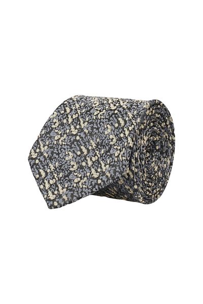 ALTINYILDIZ CLASSICS Ανδρική κλασική γραβάτα Navy Blue-beige με σχέδιο Navy Blue-beige