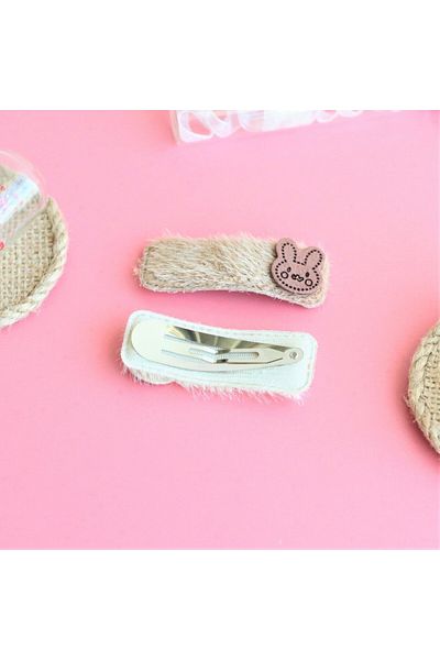 Şeker Ofisi 2 Pieces Plush Rabbit Buckle