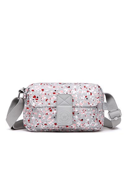 SMART BAGS Postacı Kadın Çantası Krinkıl Kumaş 3098 Parçacıklar