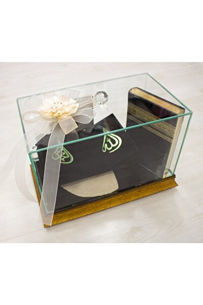 Dantelux Dikdörtgen Cam Bohça Sandığı (20x35x35) 32435-c05 Gümüş