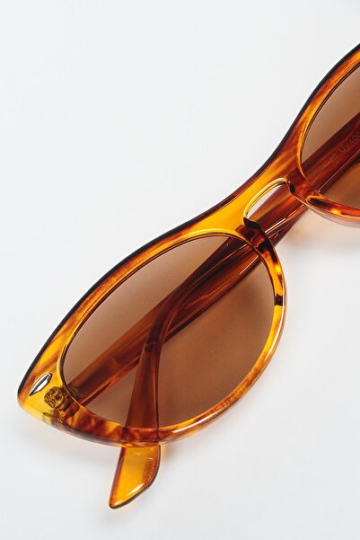 Zevahir Unisex Vintage Güneş Gözlüğü- Açık Kahve