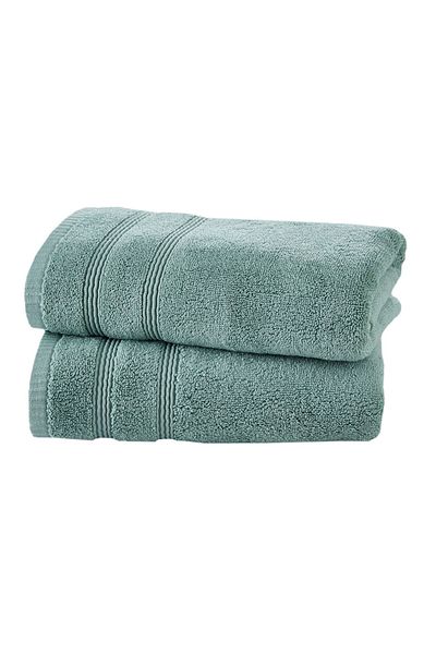 kiraz Σετ πετσετών Elisa 50x100 Green Microcoton 2 τεμαχίων