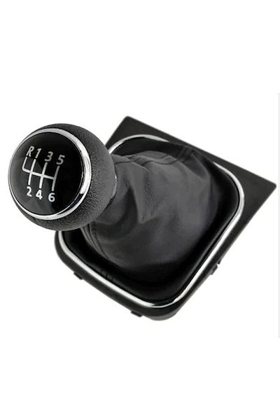 AUTOMAXIPARTS Volkswagen Golf 6 2007-2014 Jetta 2006-2014 6 Speed Gear Shift Knob Gaiter Frame Set 1k0711113ce