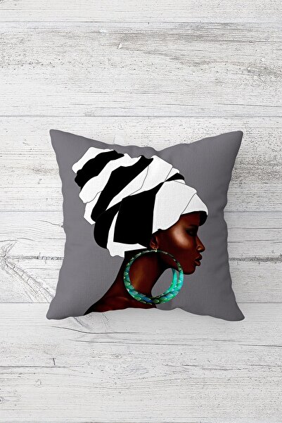 Pelangi غطاء وسادة نسائي أفريقي عرقي مطبوع على الوجهين بسحاب مخفي غطاء وسادة ...