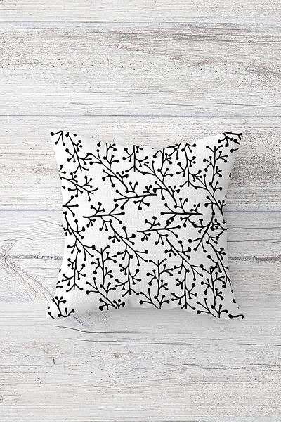 Pelangi Elegant Tree Branch Bohemian Double Side Printed Hidden Zippered Pillow Case Throw Pillow Seat Pillow Case