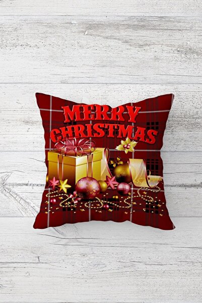 Pelangi غطاء وسادة بسحاب مخفي مطبوع على الوجهين لعيد الميلاد المجيد، غطاء وسا...