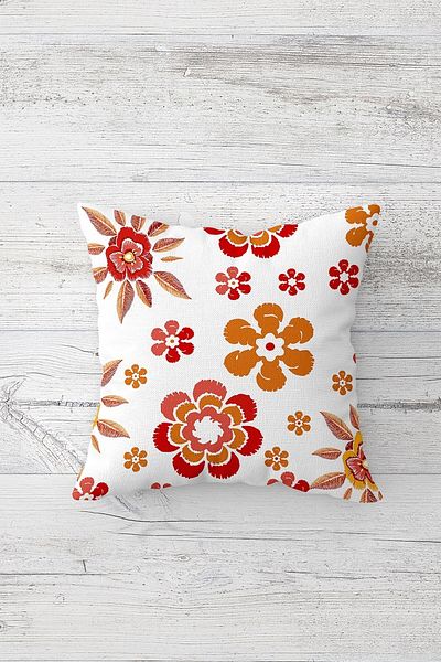 linazaitun One Side Printed Hidden Zipper Washable Stain Resistant Decorative Throw Pillow Cover Pillow Case
