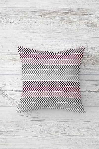 linazaitun One Side Printed Hidden Zipper Washable Stain Resistant Decorative Throw Pillow Cover Pillow Case