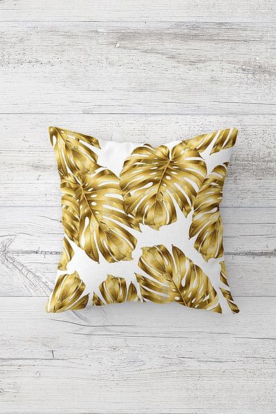 linazaitun One Side Printed Hidden Zipper Washable Stain Resistant Decorative Throw Pillow Cover Pillow Case