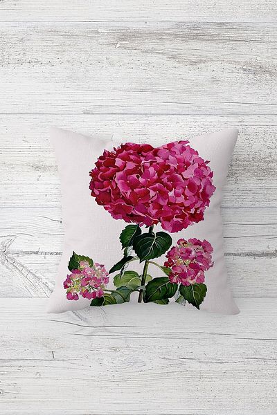 Lina One Side Printed Hidden Zipper Decorative Pillowcase Throw Pillow Case Seat Pillowcase