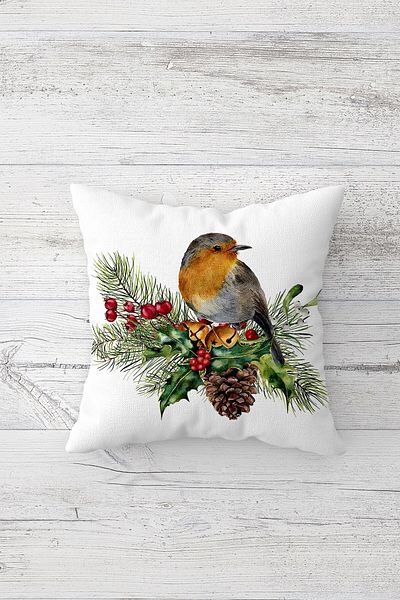 linazaitun One Side Printed Hidden Zipper Decorative Pillowcase Throw Pillow Case Seat Pillowcase