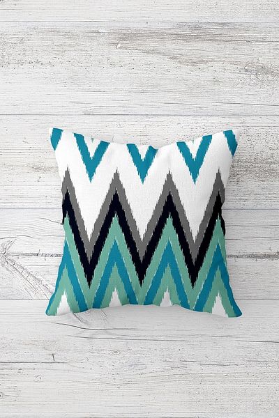 linazaitun One Side Printed Hidden Zipper Washable Stain Resistant Decorative Throw Pillow Cover Pillow Case